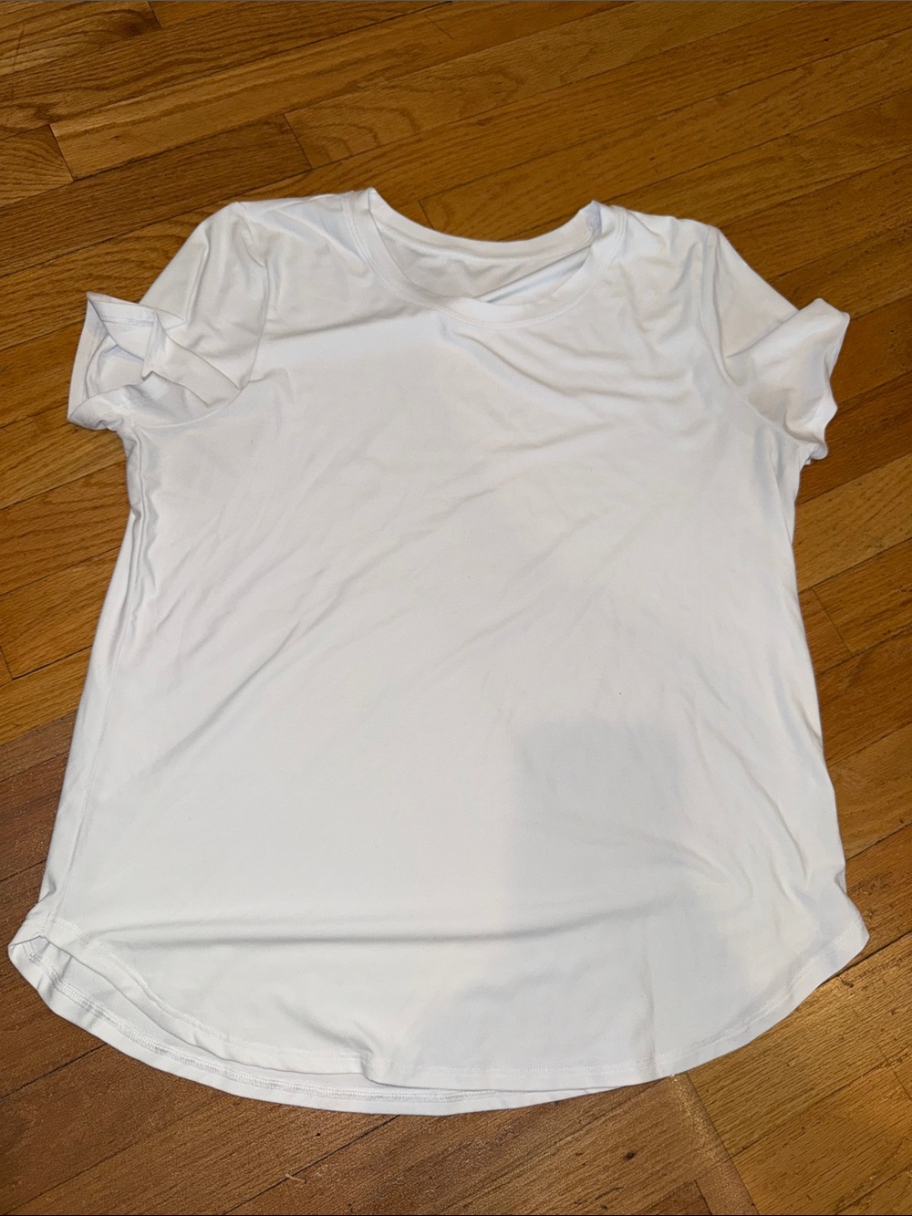 CRZ YOGA White Short Sleeve Crewneck Tee
